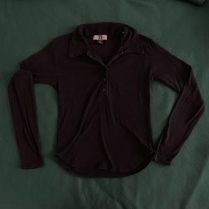 fitted polo top